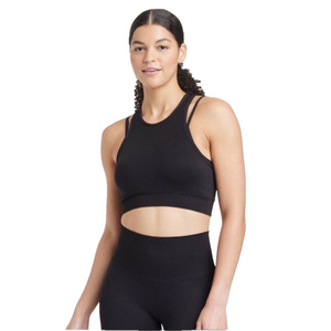 🆕 JoyLab High Neck| Seamless| Moisture Wicking| Racerback Sports Bra